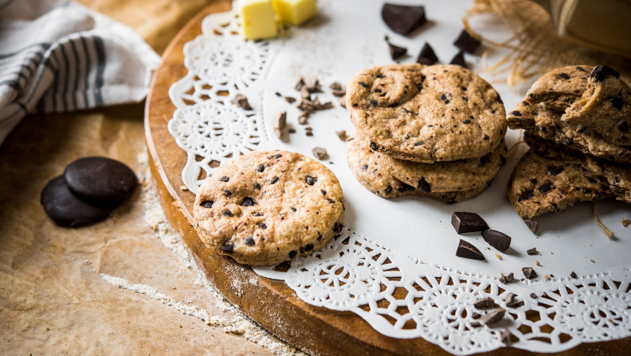 galletas con chocolate